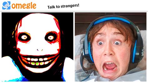 trolling omegle|jumpscare for omegle trolling.